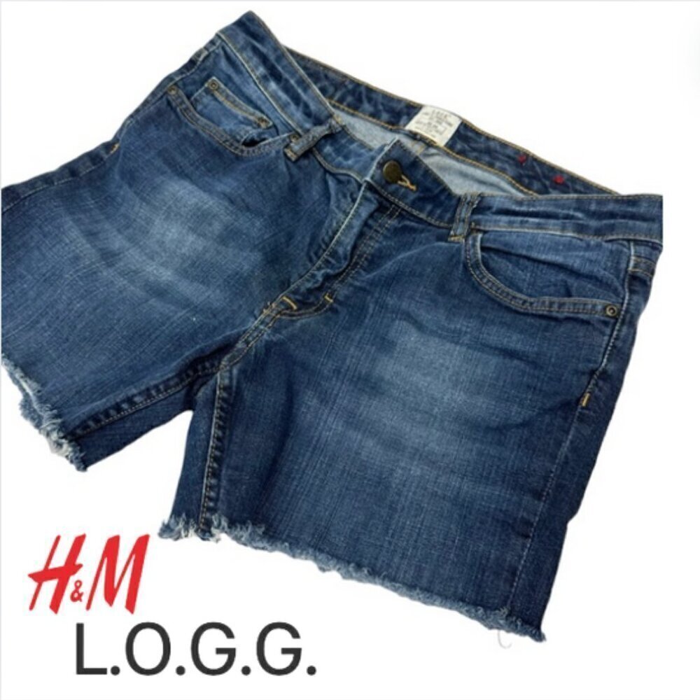 H&M L.O.G.G. Denim Jean Shorts, 33